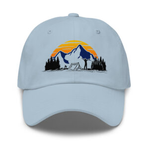 Mountain Camping Sunrise Hat