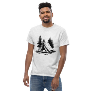 Men Camping Tent T-Shirt