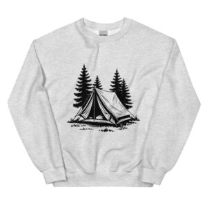 Women Camping Tent Sweatshirt